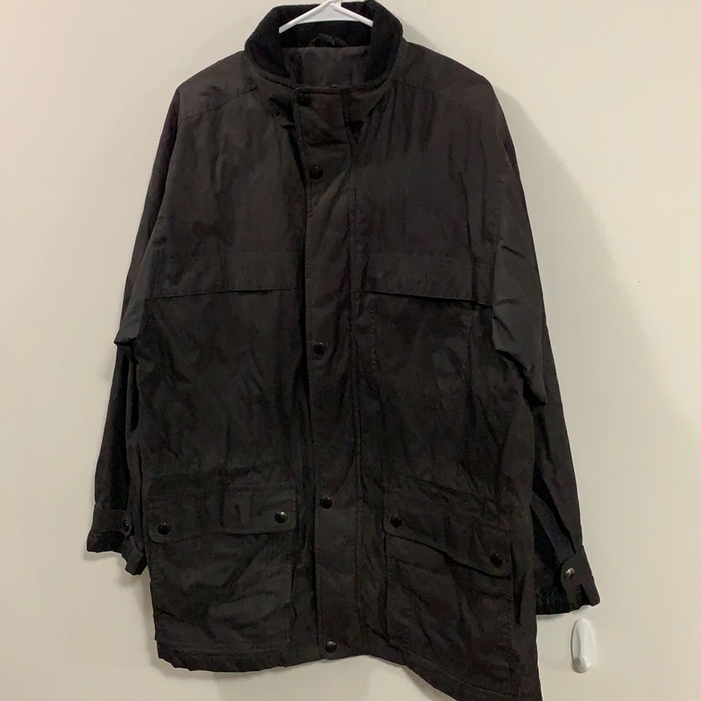 Women’s Claiborne Outerwear Coat zipper snaps Sz M